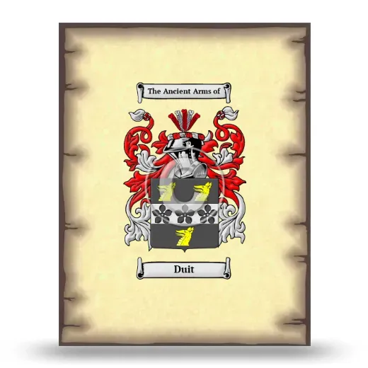 Duit Coat of Arms Print