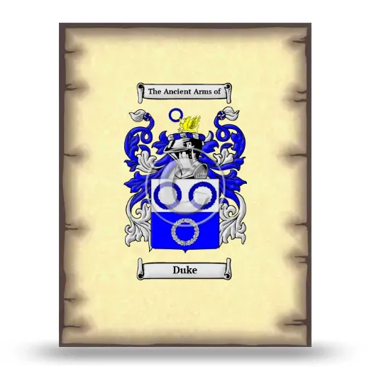 Duke Coat of Arms Print