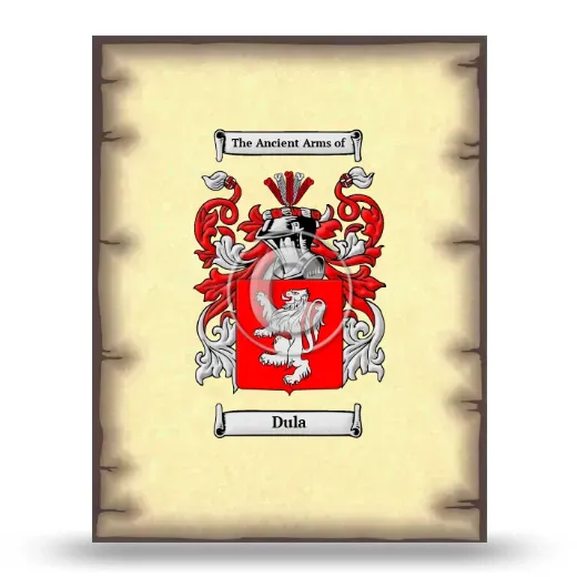 Dula Coat of Arms Print