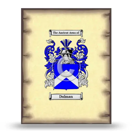 Dulman Coat of Arms Print