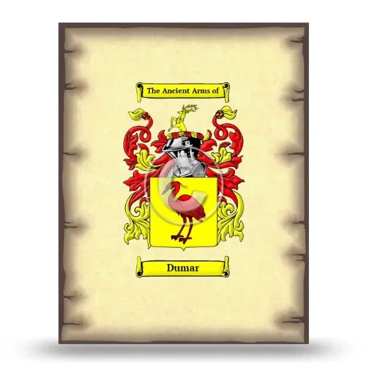 Dumar Coat of Arms Print