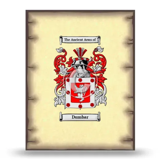 Dumbar Coat of Arms Print