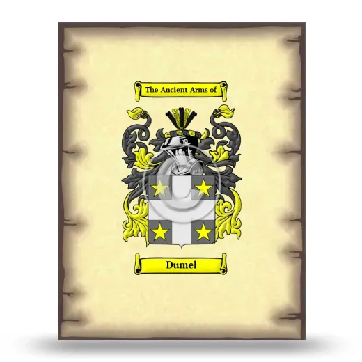 Dumel Coat of Arms Print