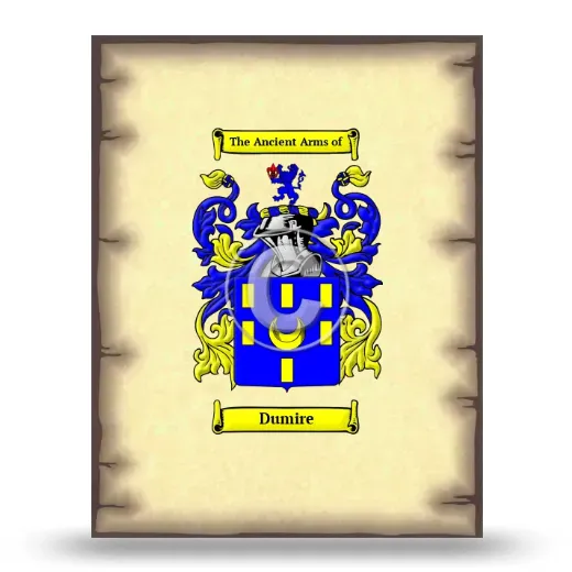 Dumire Coat of Arms Print
