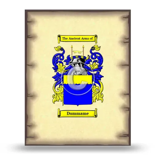 Dummame Coat of Arms Print