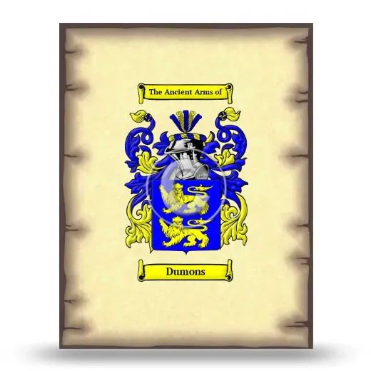 Dumons Coat of Arms Print