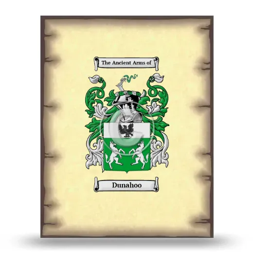 Dunahoo Coat of Arms Print