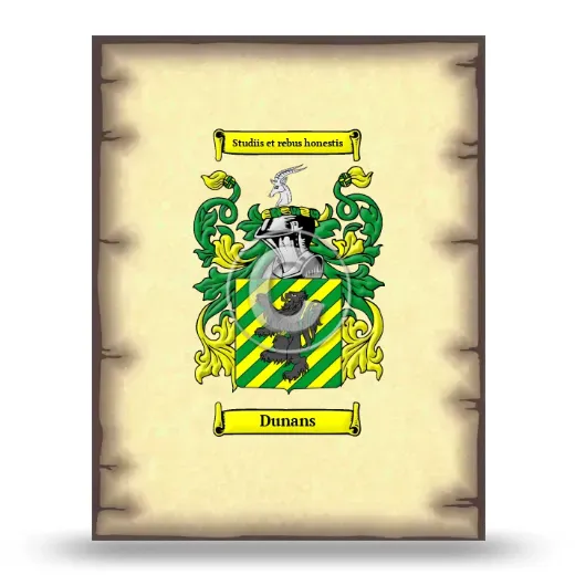 Dunans Coat of Arms Print