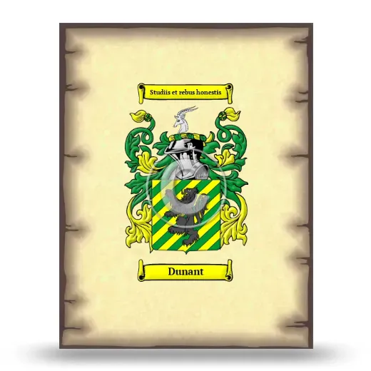 Dunant Coat of Arms Print