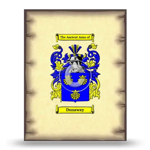 Dunaway Coat of Arms Print