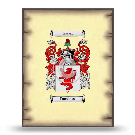 Dundass Coat of Arms Print