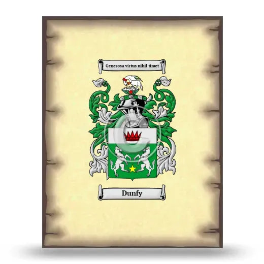 Dunfy Coat of Arms Print