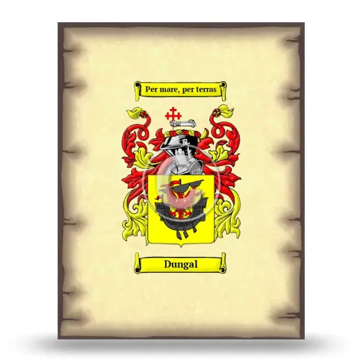 Dungal Coat of Arms Print