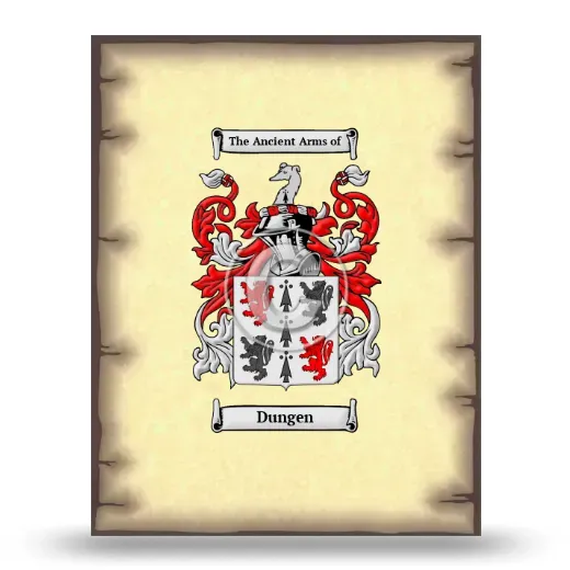 Dungen Coat of Arms Print