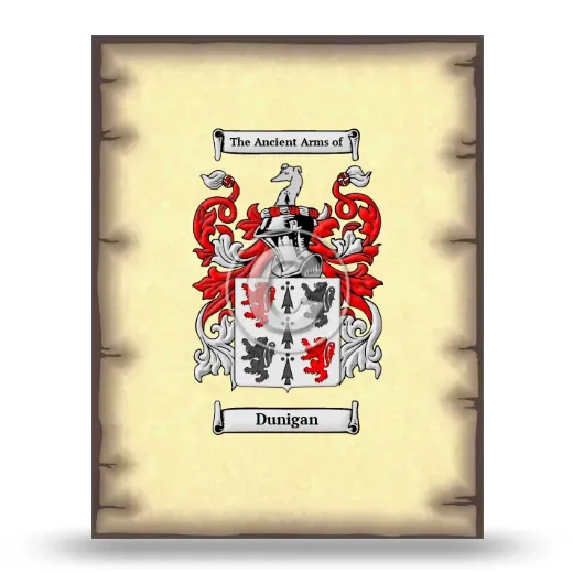 Dunigan Coat of Arms Print