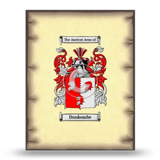Dunkombe Coat of Arms Print