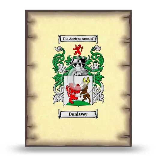 Dunlavey Coat of Arms Print