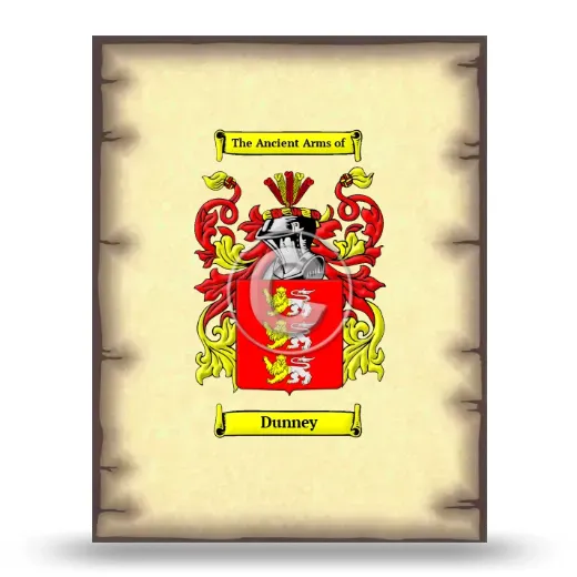 Dunney Coat of Arms Print