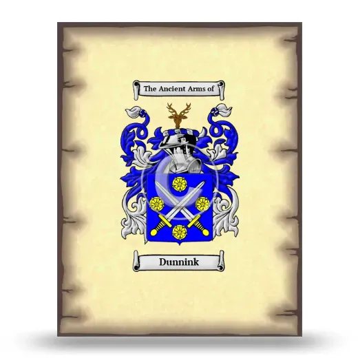 Dunnink Coat of Arms Print