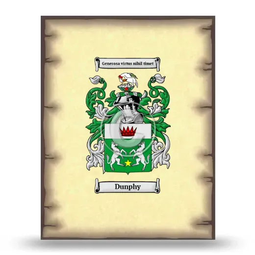 Dunphy Coat of Arms Print