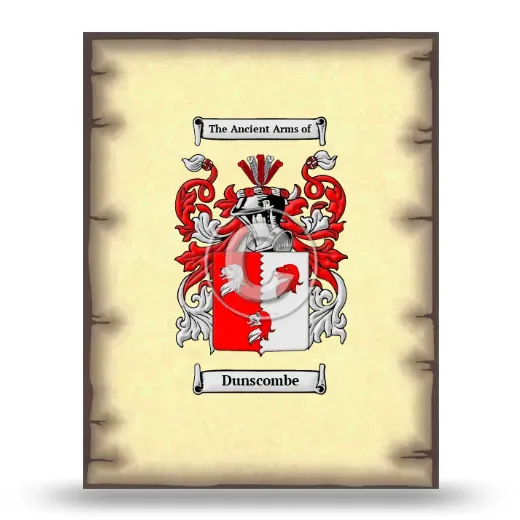 Dunscombe Coat of Arms Print