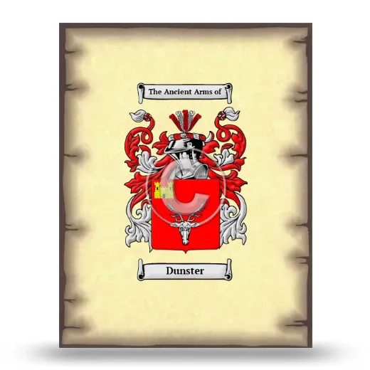 Dunster Coat of Arms Print