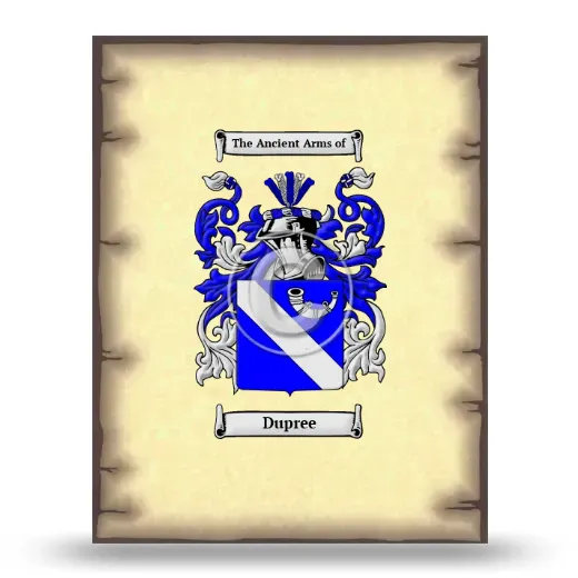 Dupree Coat of Arms Print