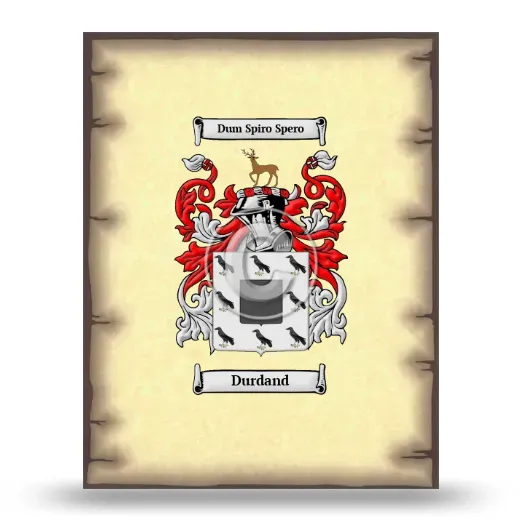 Durdand Coat of Arms Print