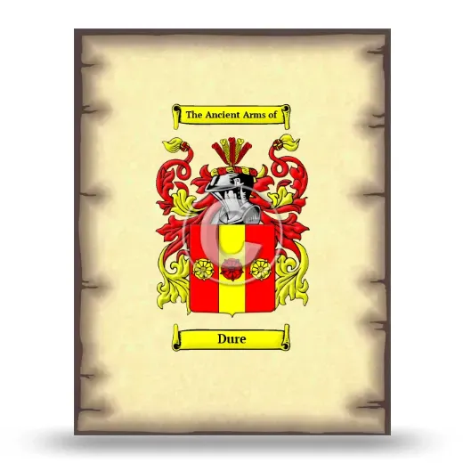 Dure Coat of Arms Print