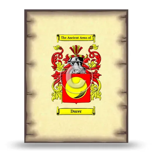Durer Coat of Arms Print
