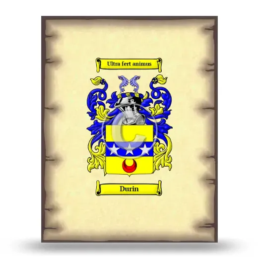 Durin Coat of Arms Print