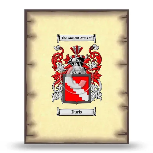Duris Coat of Arms Print