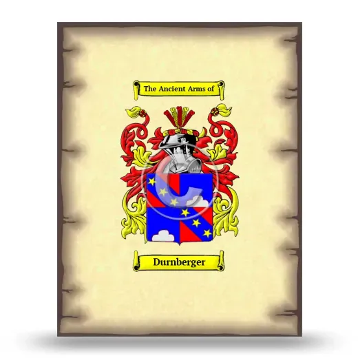 Durnberger Coat of Arms Print