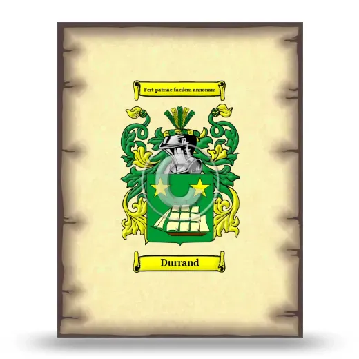 Durrand Coat of Arms Print