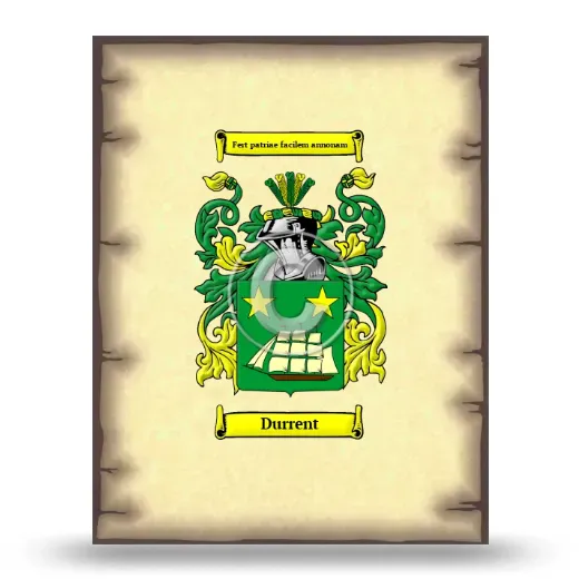Durrent Coat of Arms Print