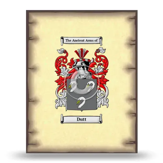 Dutt Coat of Arms Print