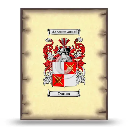 Dutton Coat of Arms Print