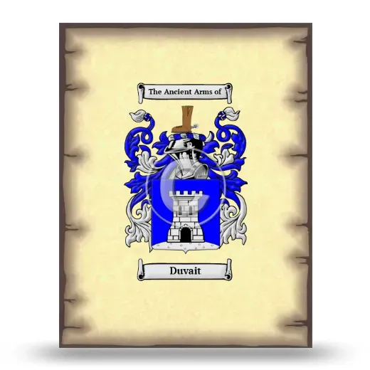 Duvait Coat of Arms Print