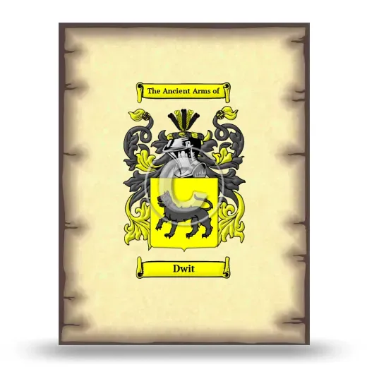 Dwit Coat of Arms Print