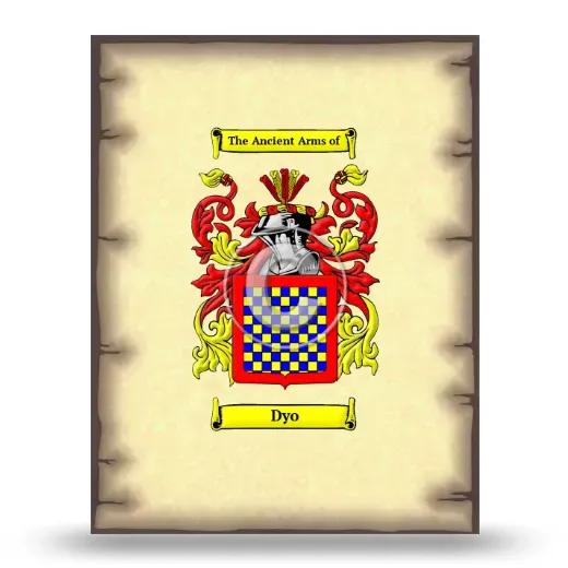 Dyo Coat of Arms Print