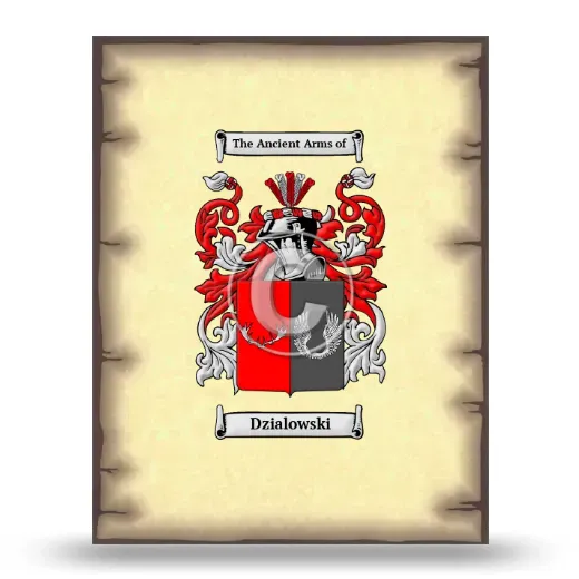 Dzialowski Coat of Arms Print