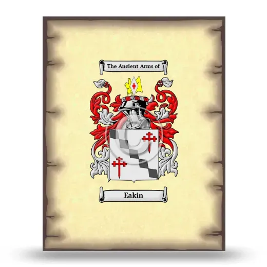 Eakin Coat of Arms Print