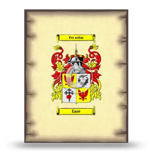 Eare Coat of Arms Print