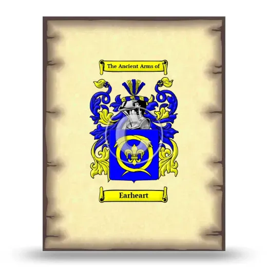 Earheart Coat of Arms Print