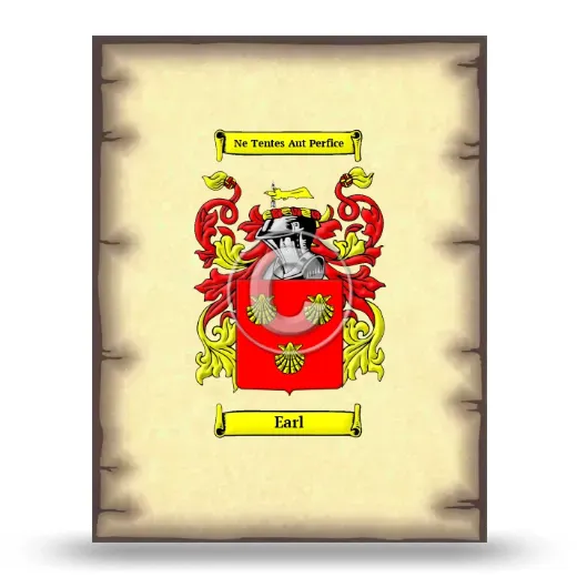 Earl Coat of Arms Print