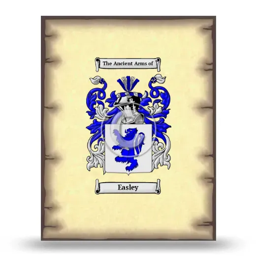 Easley Coat of Arms Print