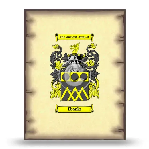 Ebanks Coat of Arms Print