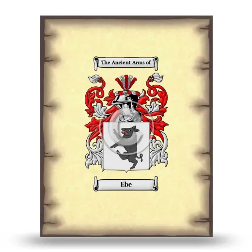 Ebe Coat of Arms Print