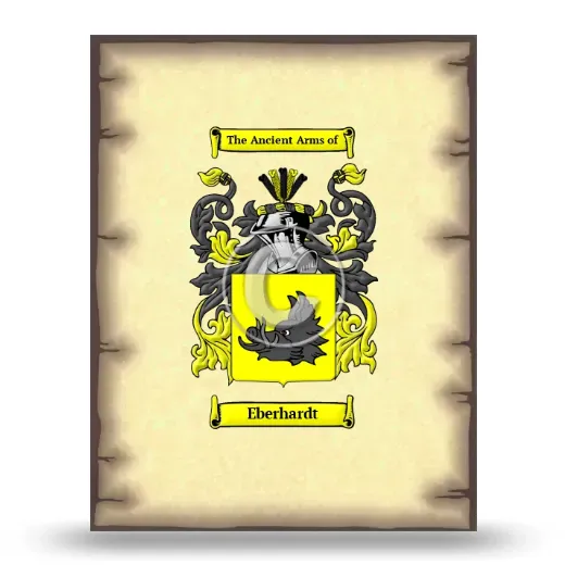 Eberhardt Coat of Arms Print