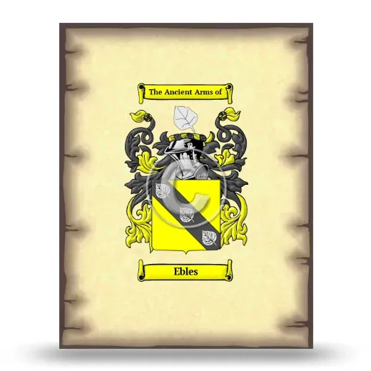 Ebles Coat of Arms Print
